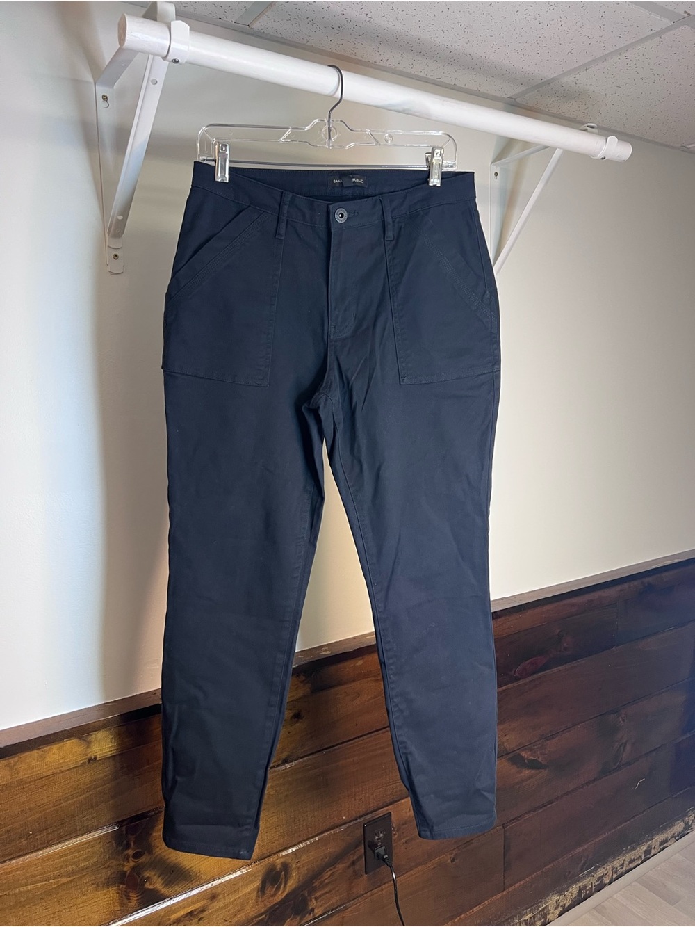 Banana Republic Black Straight Leg Jeans- 8
